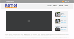 Desktop Screenshot of kabin.com.tr
